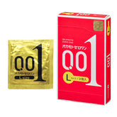 OKAMOTO 001 0.01 mm Zero One Thinnest Condoms Large Size 3 Pcs
